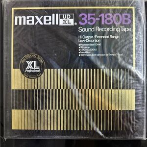 NEW Maxell UD XL Professional 35-180B 10.5” Reel Tape (1pc)